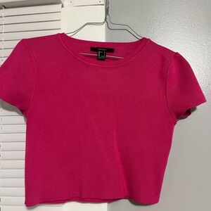 Forever 21 Hot Pink Short Sleeve Tee